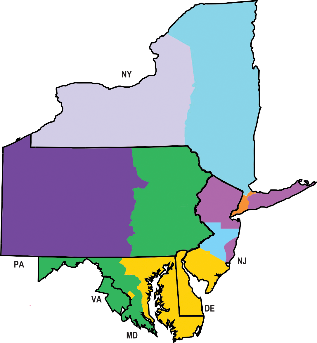 ADANE Territory Map